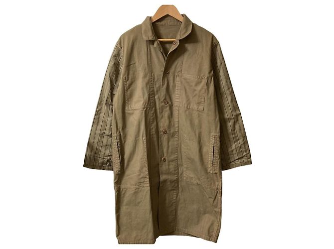 Autre Marque Abrigo de primavera beautiful people Back Logo Spring Overcoat Coat Castaño - vista 3