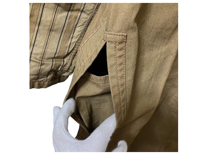 Autre Marque Abrigo de primavera beautiful people Back Logo Spring Overcoat Coat Castaño - vista 7