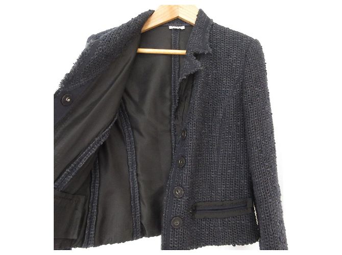 Autre Marque Chaqueta de Tweed de punto FOXEY Azul Azul marino - vista 4