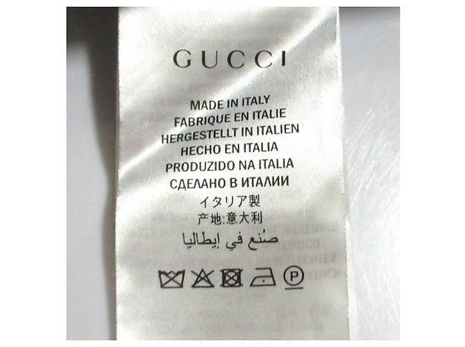 Pantaloni in denim stretch con ricamo di fiori e farfalle Gucci Blu - vista 9