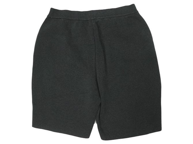 Autre Marque Spick and Span Milano Rippstrick-Shorts Schwarz - Ansicht 2