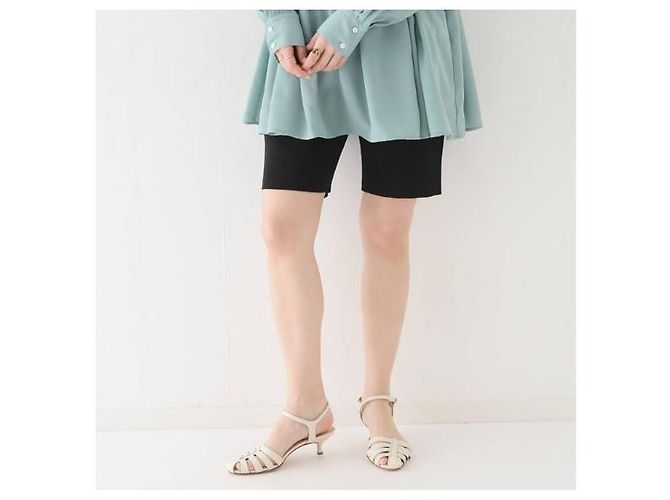 Autre Marque Spick and Span Milano Rippstrick-Shorts Schwarz - Ansicht 3