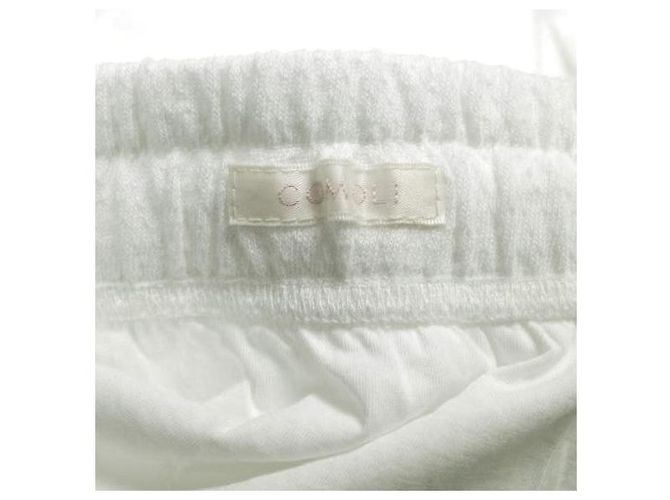 Autre Marque Short de malha de algodão COMOLI Branco - vista 4