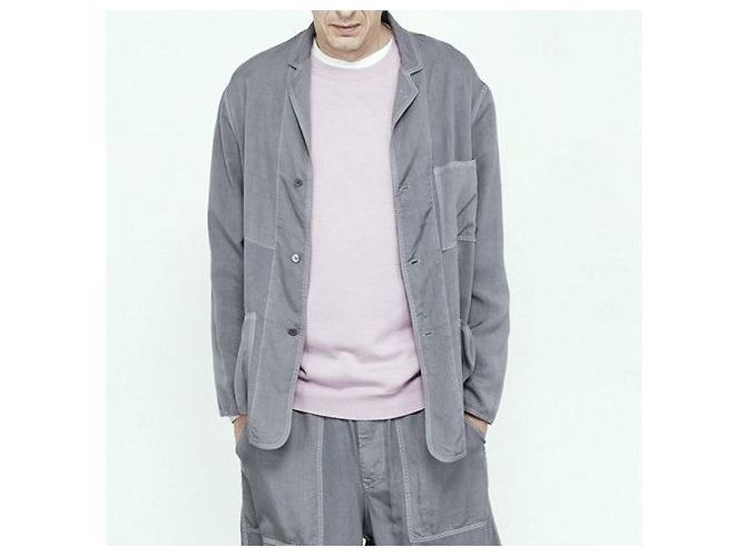 Autre Marque Chaqueta Graphpaper Soft Cupro Castaño - vista 3