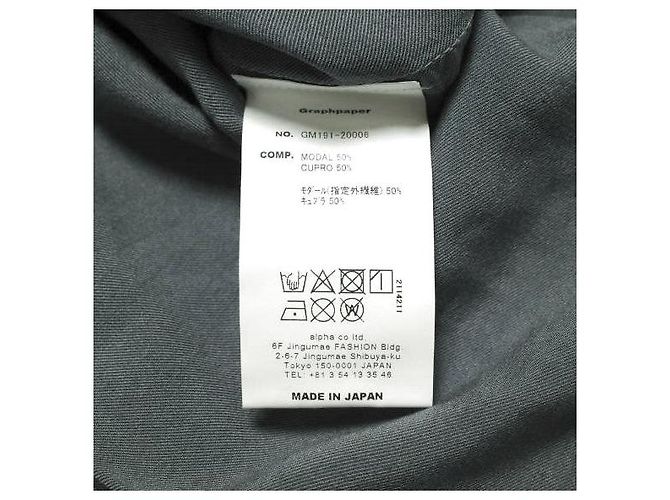Autre Marque Chaqueta Graphpaper Soft Cupro Castaño - vista 8