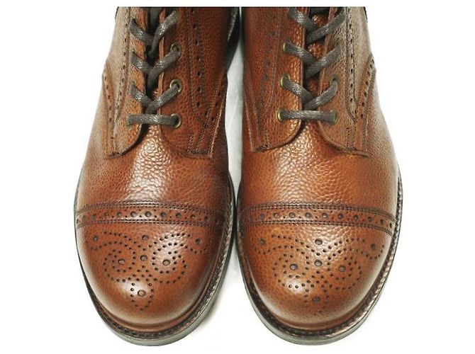 Ralph Lauren Stivali RRL BOWERY BOOTS BROGUE Marrone - vista 5