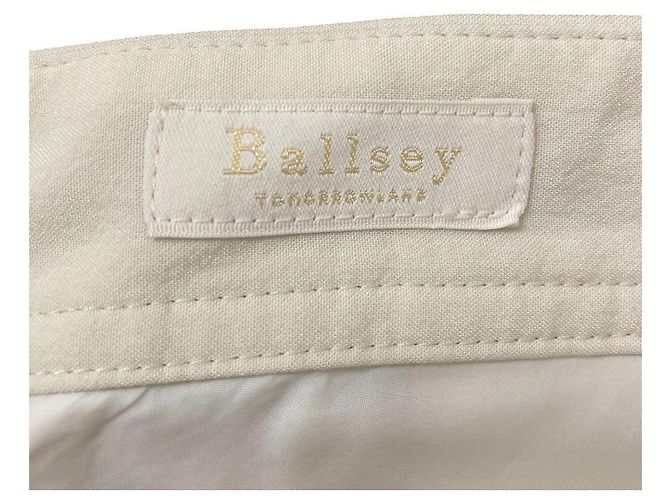 Autre Marque Pantalones anchos Ballsey Swing Weave Blanco - vista 4