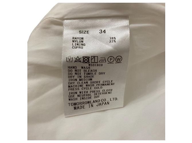 Autre Marque Pantalones anchos Ballsey Swing Weave Blanco - vista 5