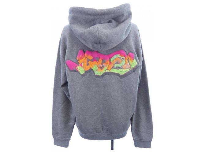Louis Vuitton 3DLV Graffiti Bestickter Hoodie Braun - Ansicht 2