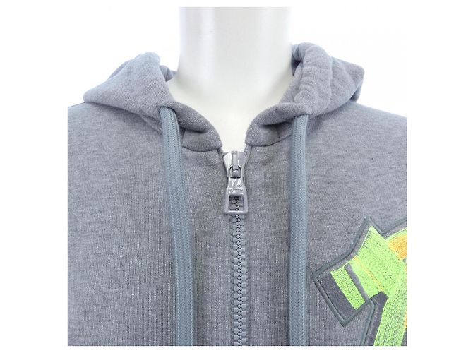 Louis Vuitton 3DLV Graffiti Bestickter Hoodie Braun - Ansicht 5