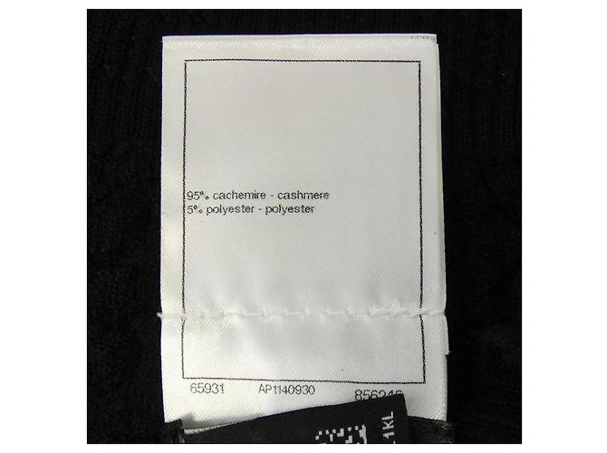 Kaschmirpullover CHANEL METIERS D'ART Schwarz - Ansicht 3