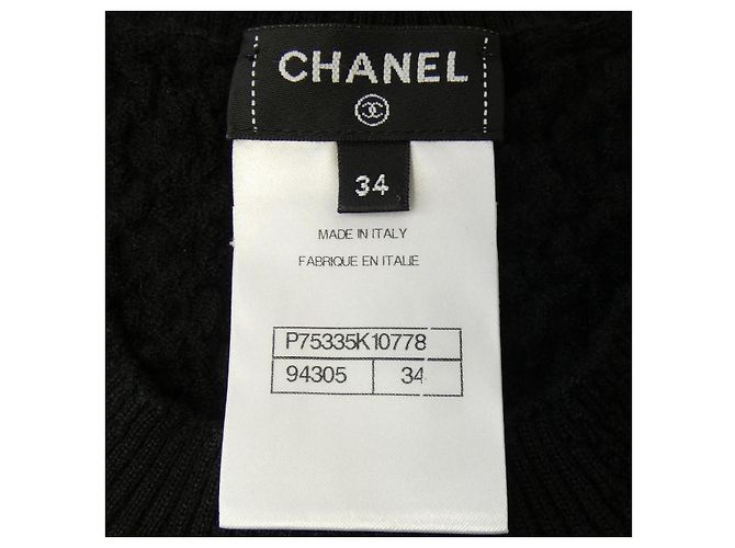 Kaschmirpullover CHANEL METIERS D'ART Schwarz - Ansicht 4