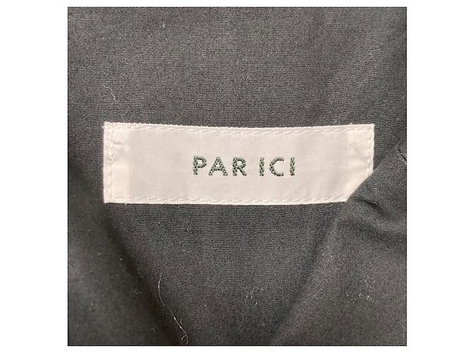Autre Marque PAR ICI Casaco Long Oversize Preto - vista 4