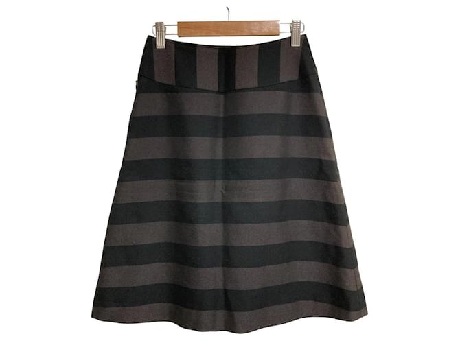 Autre Marque Falda Sally Scott Border Negro - vista 2