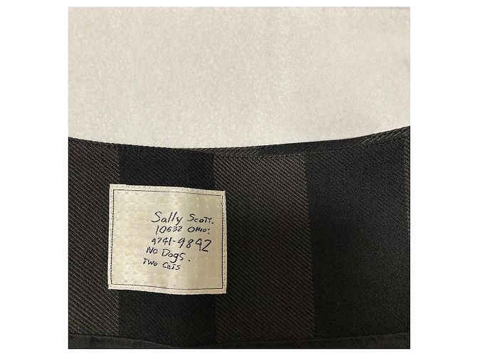 Autre Marque Falda Sally Scott Border Negro - vista 6