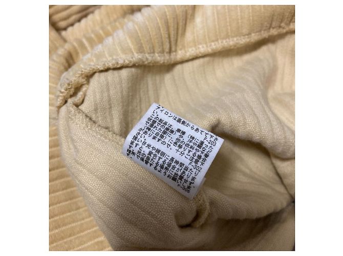 Autre Marque Cordroy-Pullover Adam et Rope' Fukuda Orimono Beige - Ansicht 5
