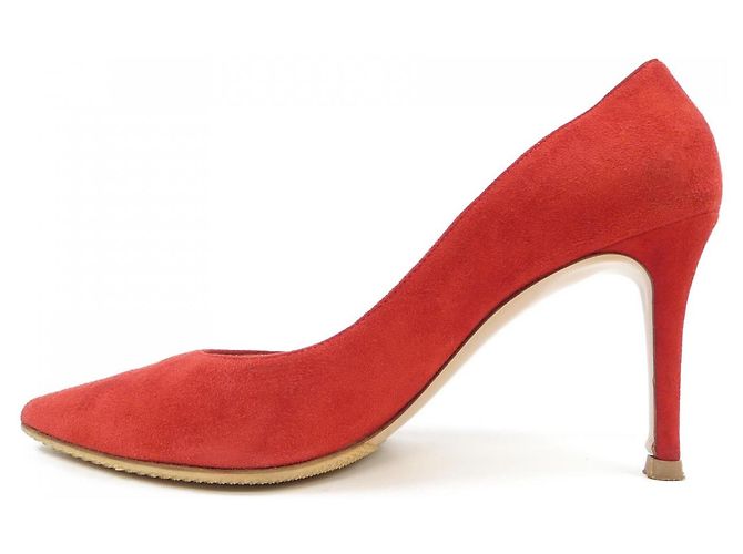 Autre Marque Décolleté in pelle Gianvito Rossi Rosso - vista 2