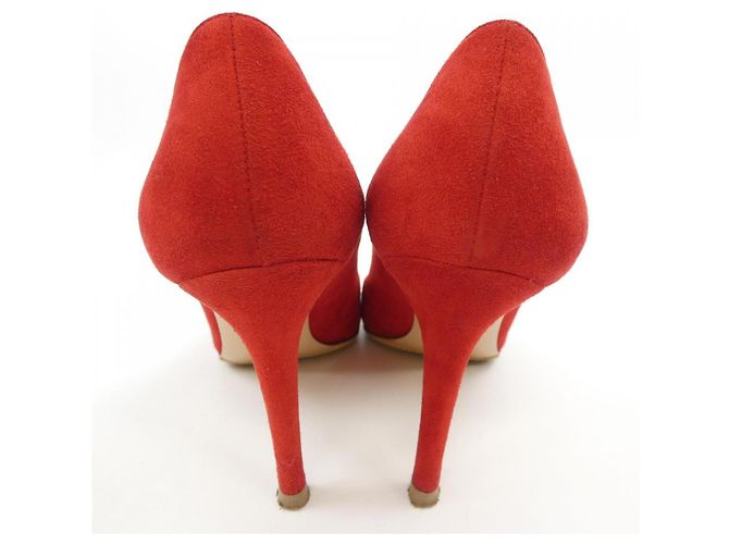 Autre Marque Décolleté in pelle Gianvito Rossi Rosso - vista 5