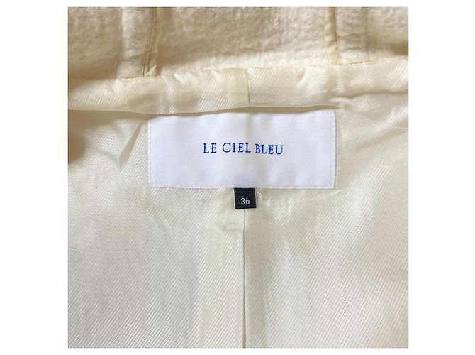 Autre Marque LE CIEL BLEU Abrigo Largo con Capucha Crudo - vista 4
