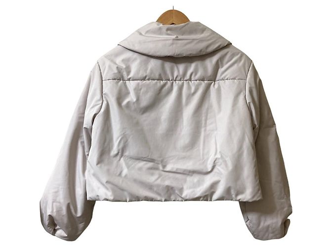Autre Marque Casaco curto acolchoado FOXEY Crema Bege - vista 2