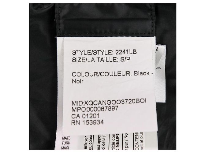 Autre Marque Chaqueta Palmerston Canada Goose de Plumón Negro - vista 11