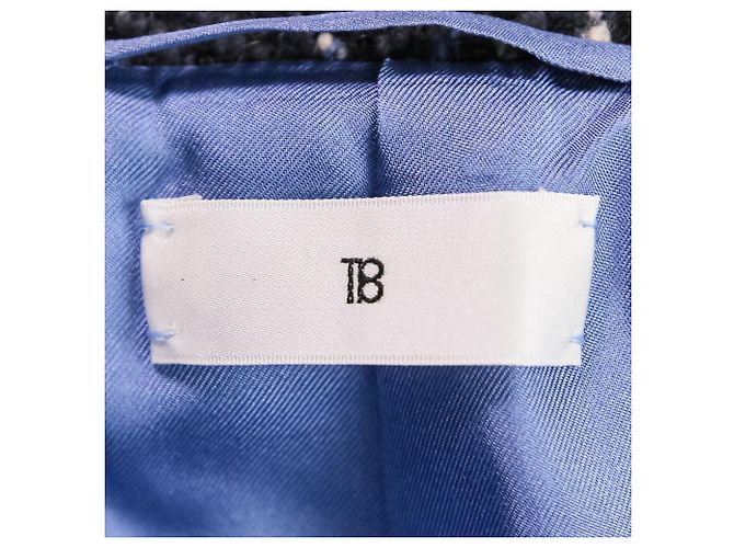 Autre Marque Abrigo TOMORROWLAND .B Classic Homespun Castaño Negro - vista 11