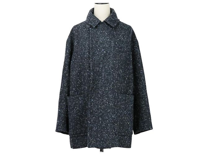 Autre Marque Abrigo TOMORROWLAND .B Classic Homespun Castaño Negro - vista 2