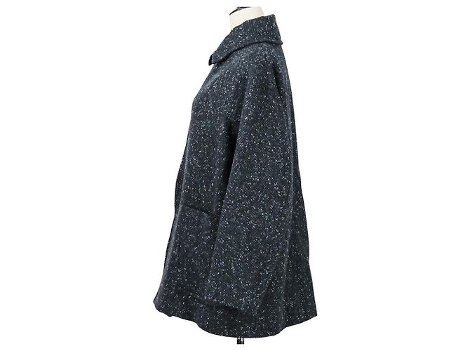 Autre Marque Abrigo TOMORROWLAND .B Classic Homespun Castaño Negro - vista 4