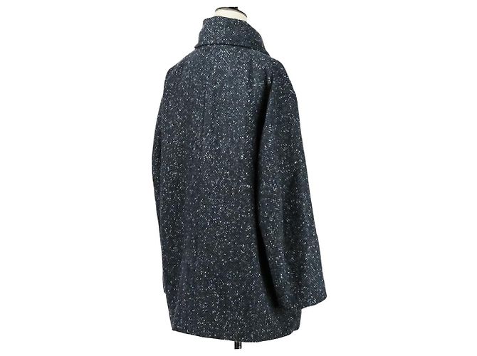 Autre Marque Abrigo TOMORROWLAND .B Classic Homespun Castaño Negro - vista 6