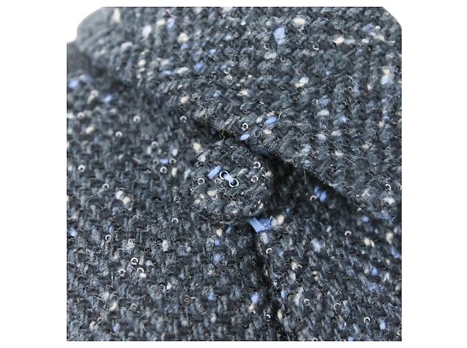 Autre Marque Abrigo TOMORROWLAND .B Classic Homespun Castaño Negro - vista 9