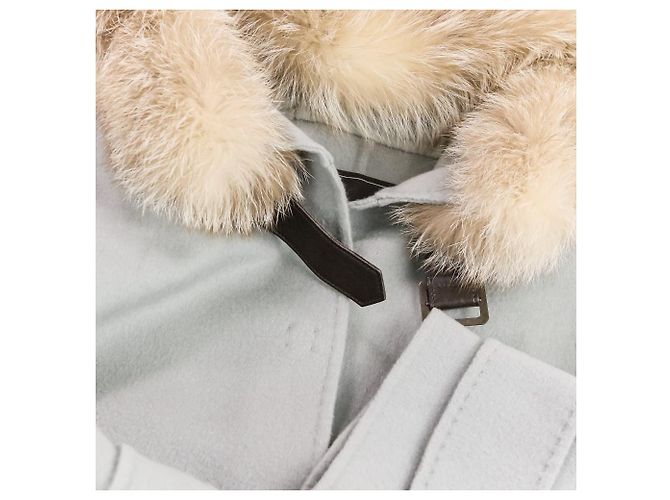 Autre Marque FOXEY Blue Moon Cashmere Fox Fur Coat Brown Light blue - view 13