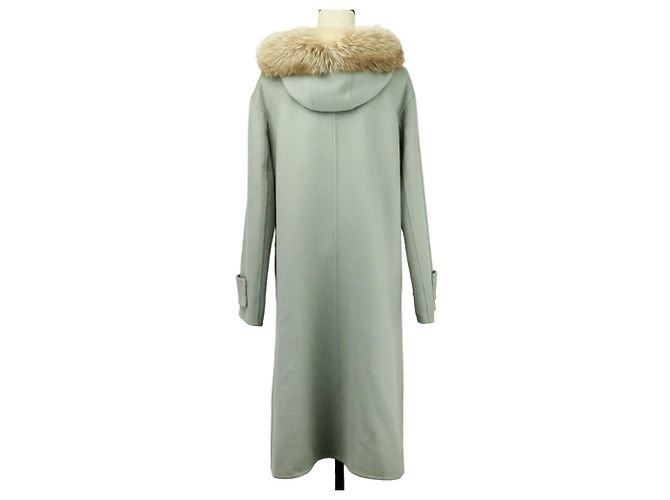 Autre Marque FOXEY Blue Moon Cashmere Fox Fur Coat Brown Light blue - view 5