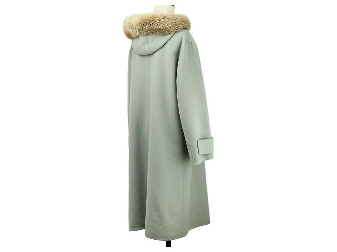 Autre Marque FOXEY Blue Moon Cashmere Fox Fur Coat Brown Light blue - view 6