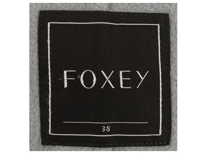 Autre Marque FOXEY Blue Moon Cashmere Fox Fur Coat Brown Light blue - view 9