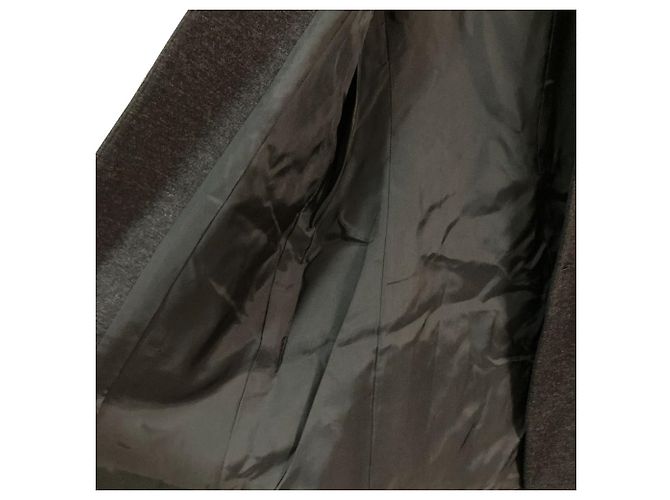 Abrigo de lana entallado Ralph Lauren Castaño Gris antracita - vista 4