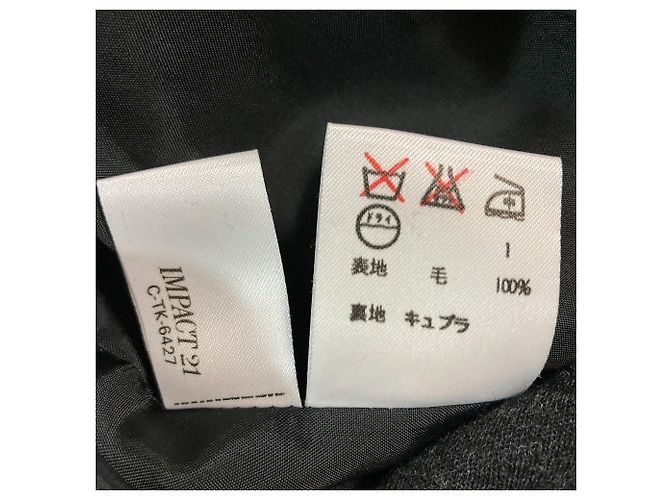 Abrigo de lana entallado Ralph Lauren Castaño Gris antracita - vista 7