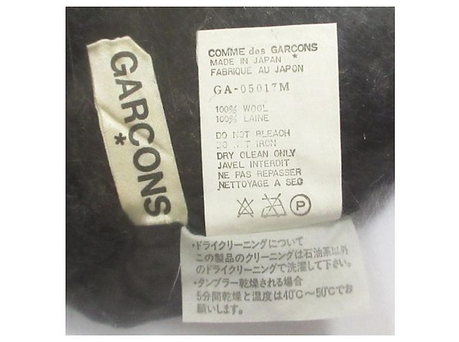 Autre Marque Wolllanges Kleid COMME des GARÇONS Schwarz - Ansicht 10