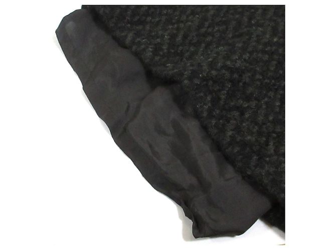 Autre Marque Wolllanges Kleid COMME des GARÇONS Schwarz - Ansicht 12
