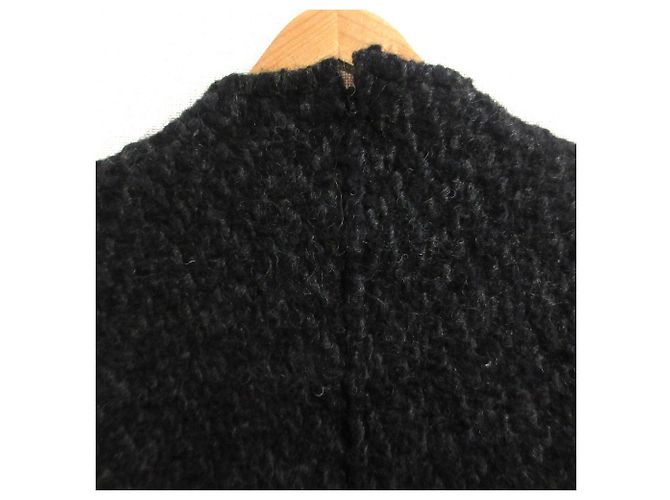 Autre Marque Wolllanges Kleid COMME des GARÇONS Schwarz - Ansicht 6