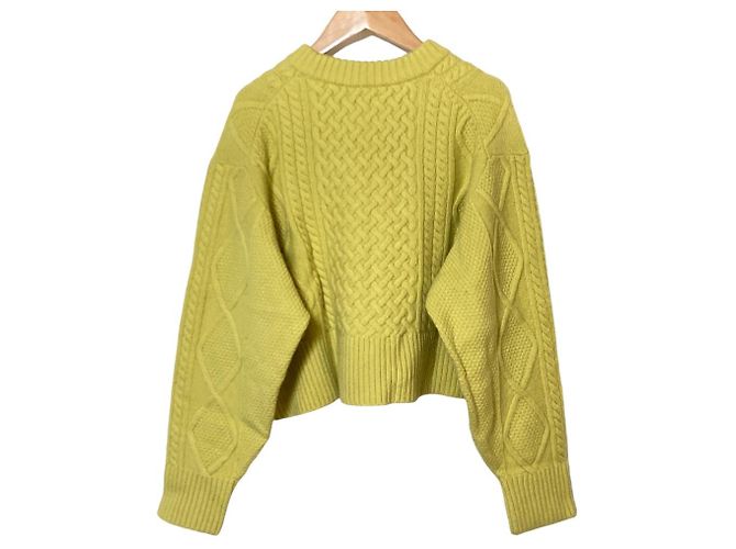 Autre Marque Hamilton Lammwoll-Strickpullover von Mila Owen Gelb - Ansicht 2
