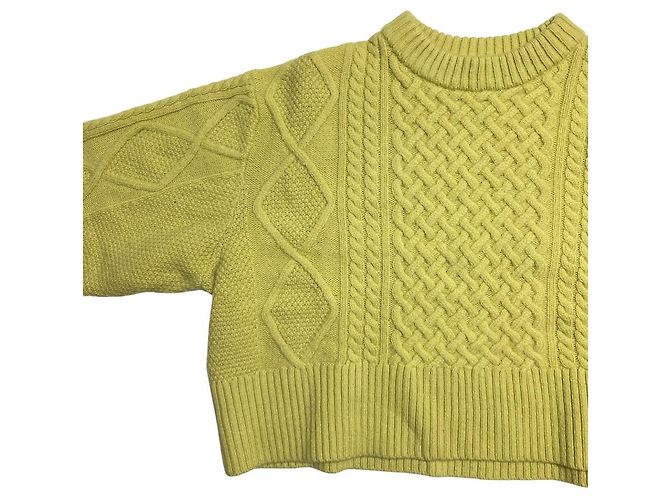 Autre Marque Hamilton Lammwoll-Strickpullover von Mila Owen Gelb - Ansicht 3
