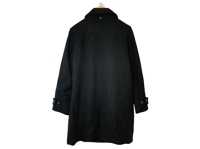 Autre Marque URBAN RESEARCH DOORS Long Coat 2way con cuello de chal Negro - vista 4