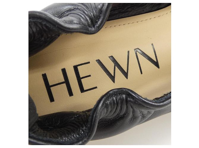 Autre Marque HEWN Lederschuhe Schwarz - Ansicht 6