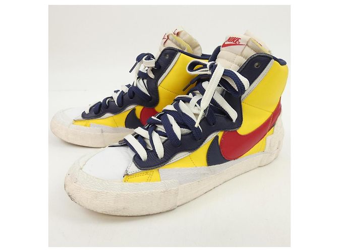 Autre Marque Sneakers Nike Bianco Rosso Giallo - vista 3