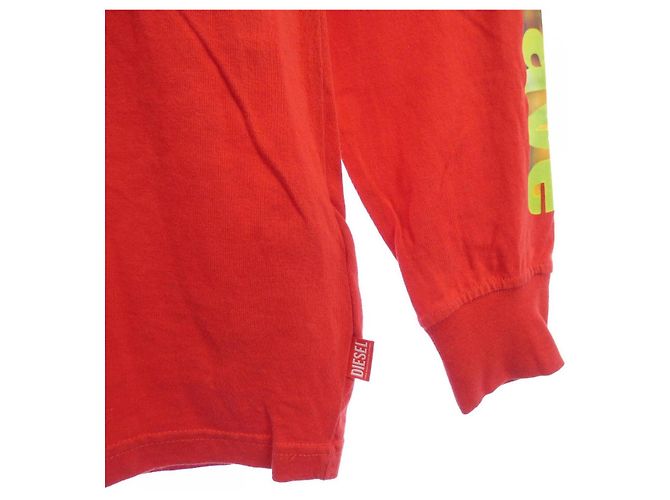 Autre Marque Camiseta de algodón Diesel Roja - vista 6