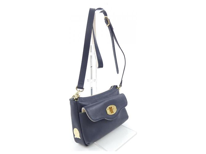 Autre Marque Borsa in pelle ADMJ Blu Blu navy - vista 2