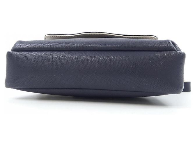 Autre Marque Borsa in pelle ADMJ Blu Blu navy - vista 4
