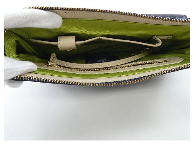 Autre Marque Borsa in pelle ADMJ Blu Blu navy - vista 6
