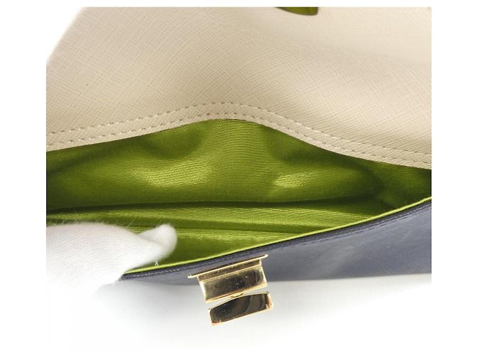Autre Marque Borsa in pelle ADMJ Blu Blu navy - vista 7