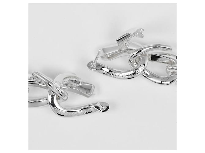 Tiffany & Co Orecchini Forge Drop Link Silver925 di TIFFANY&Co. Argento - vista 4